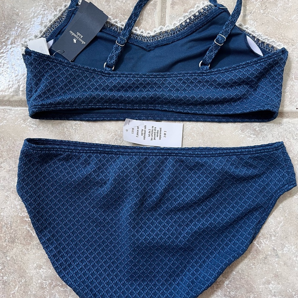 Hollister Kids Swim Bikini in Navy Blue